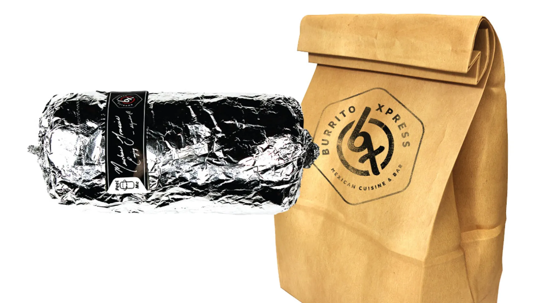 Burrito Xpress project work by Draft Design House