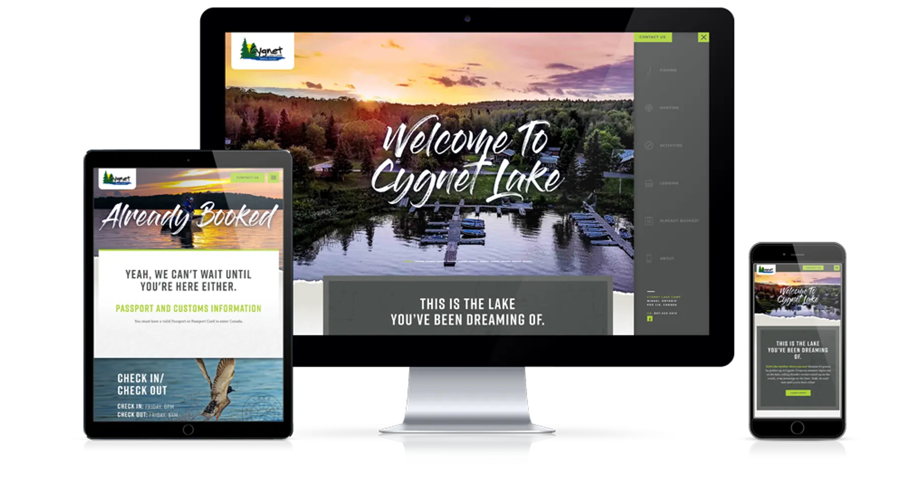 Cygnet Lake Camp project work by Draft Design House