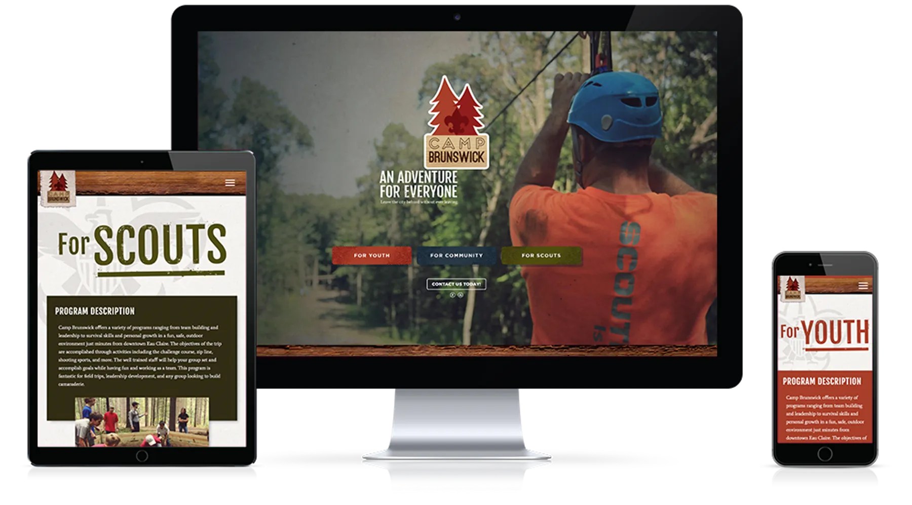 Camp Brunswick project work by Draft Design House
