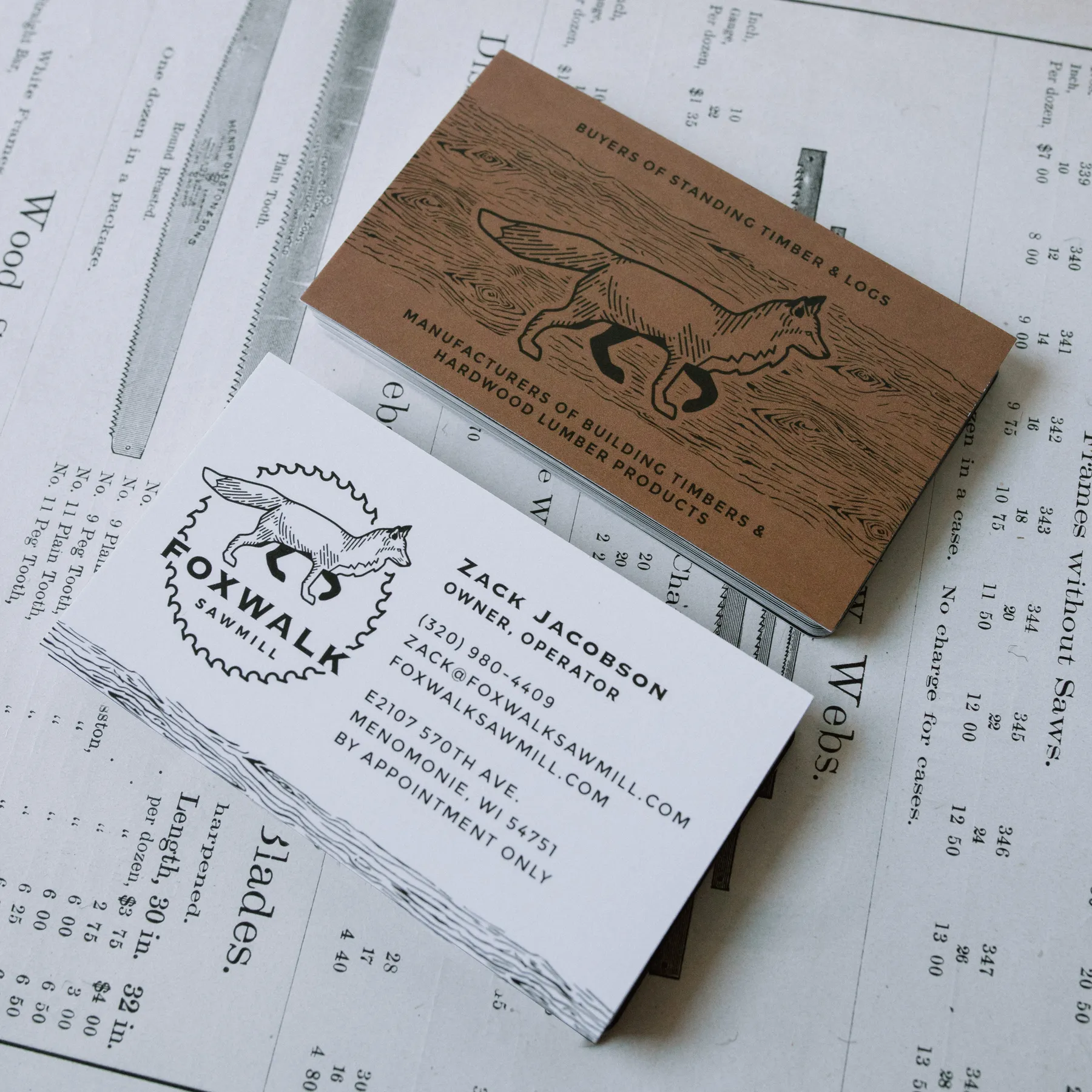 FoxWalk Sawmill project work by Draft Design House