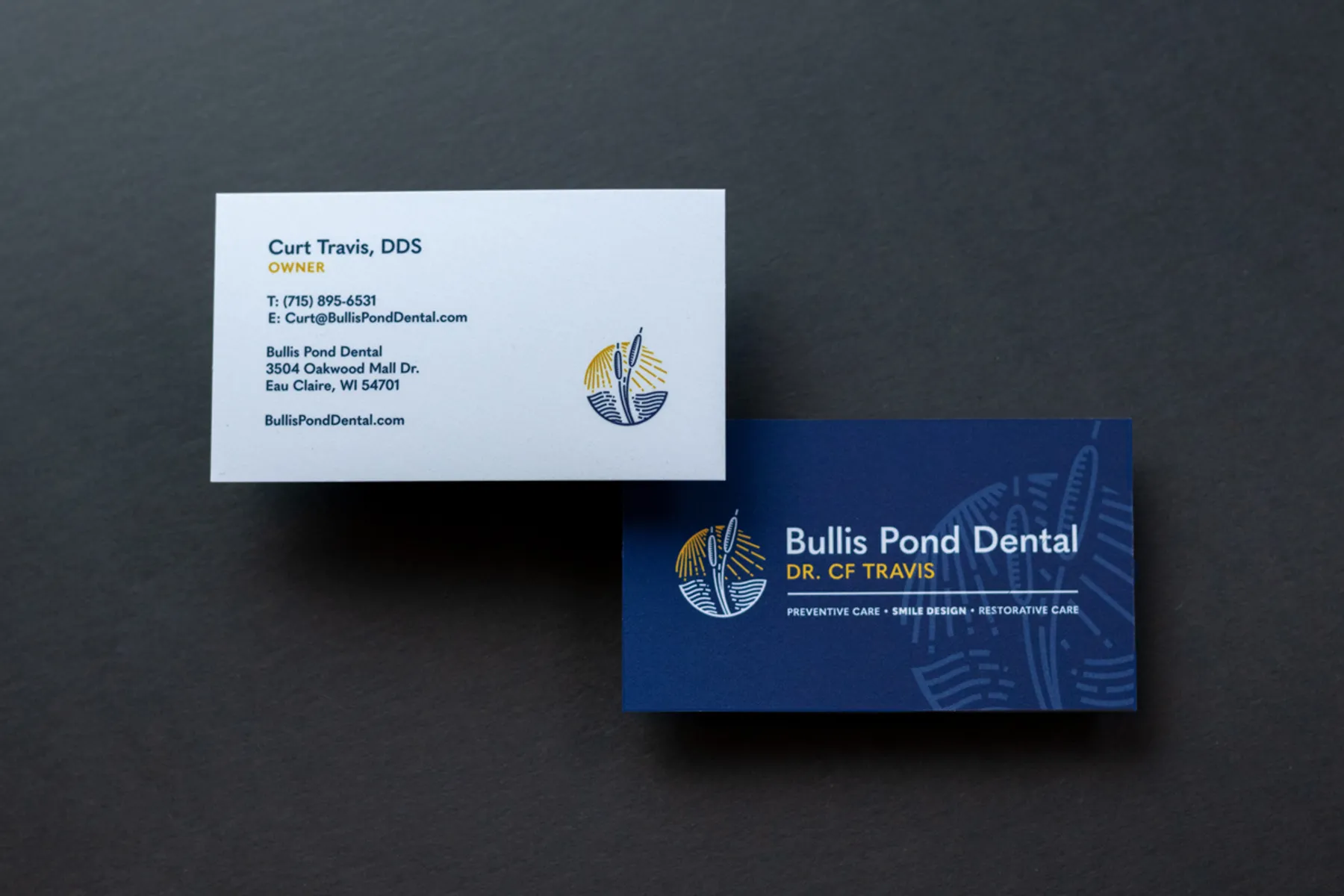 Bullis Pond Dental project work by Draft Design House