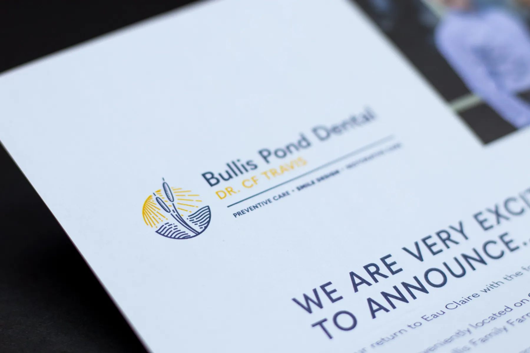 Bullis Pond Dental project work by Draft Design House