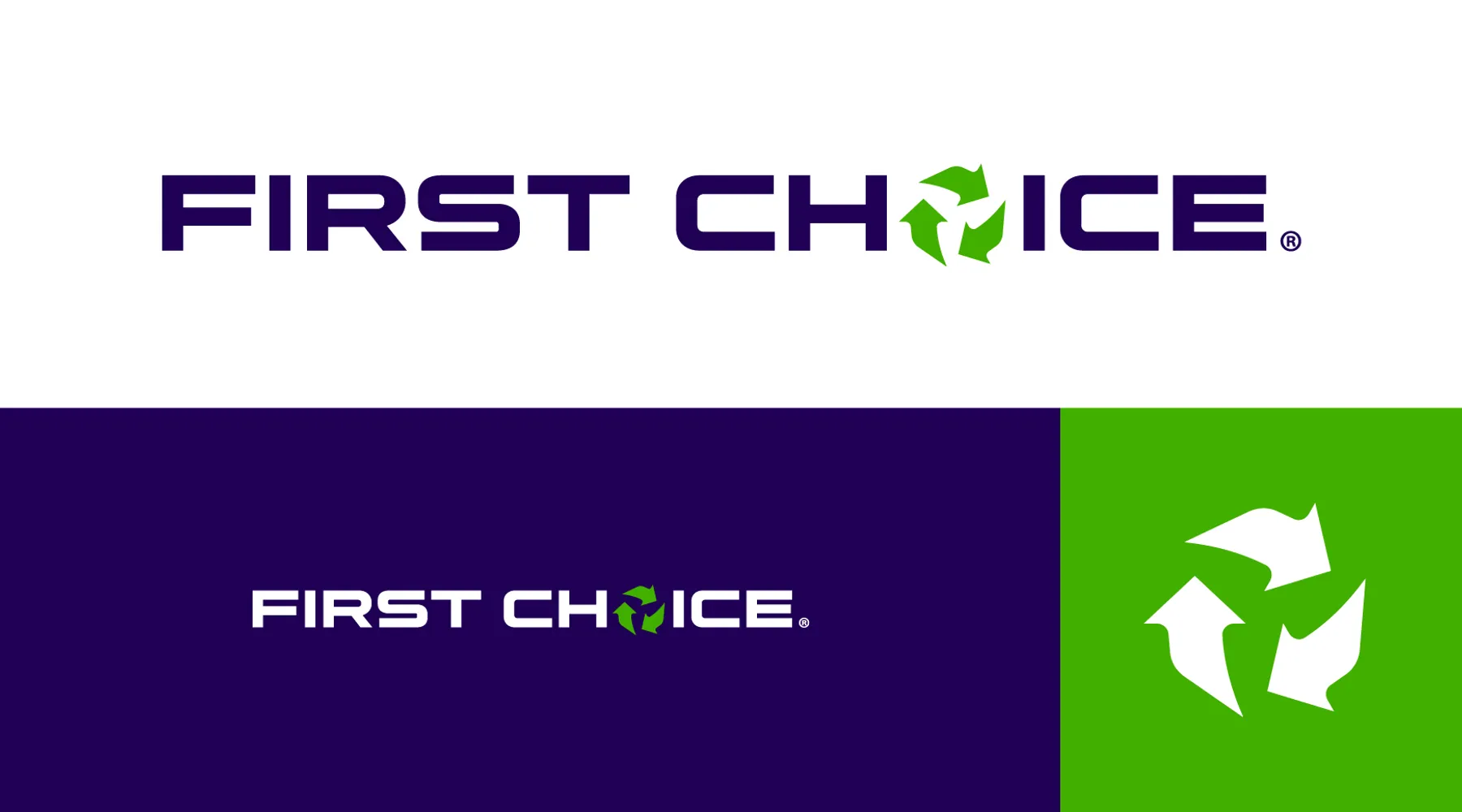 First Choice Recycling project work by Draft Design House
