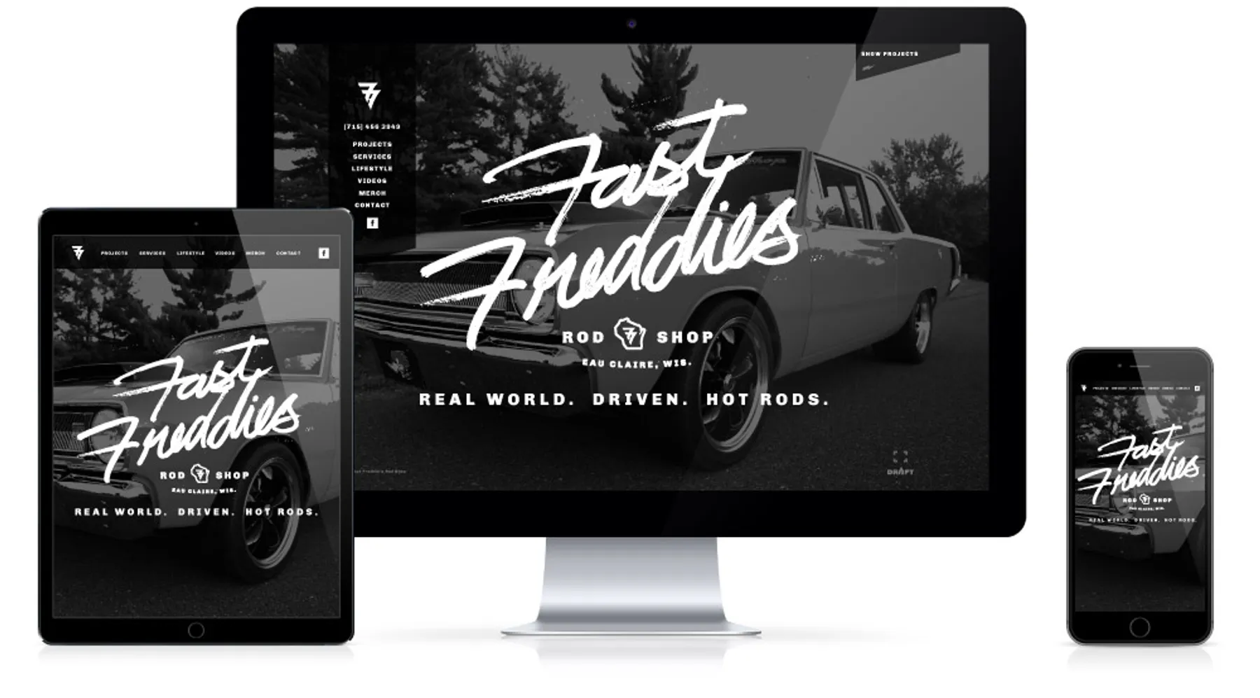 Fast Freddie's Rod Shop project work by Draft Design House