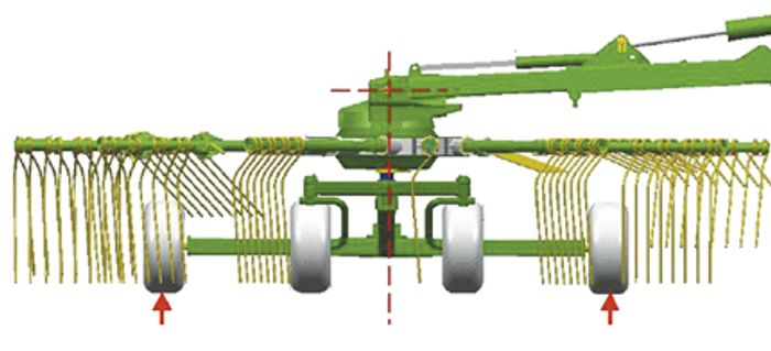 Twin Rotor Side Delivery Rake Image